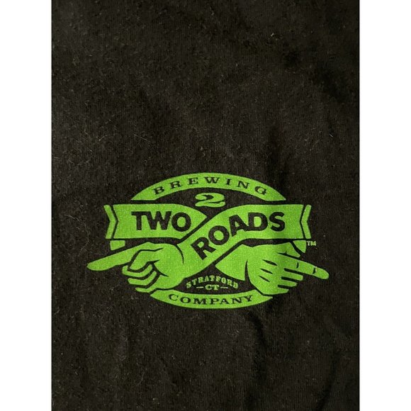 TWO ROADS BREWING CO RARE T Shirt Size M - Two Juicy IPA Beer Brewery T Shirt - Picture 3 of 5